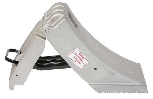 Wheel Chock, 12 In H, Aluminum, Zico, Mfr#: SAC-44-E