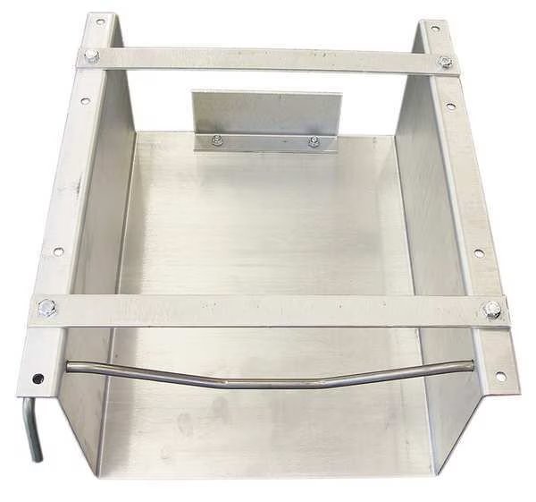 Chock Holder, 12 In H, Aluminum, Zico, Mfr#: SQCH-44-H