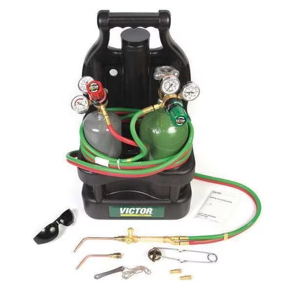 Gas Welding Outfit, G150 Series, Acetylene, Welds Up To 1/4 in, Victor, Mfr#: 0384-0946