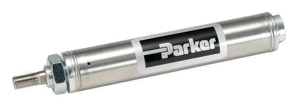 Air Cylinder, 3/4 in Bore, 2 in Stroke, Round Body Single Acting, Parker, Mfr#: 0.75NSRM02.00