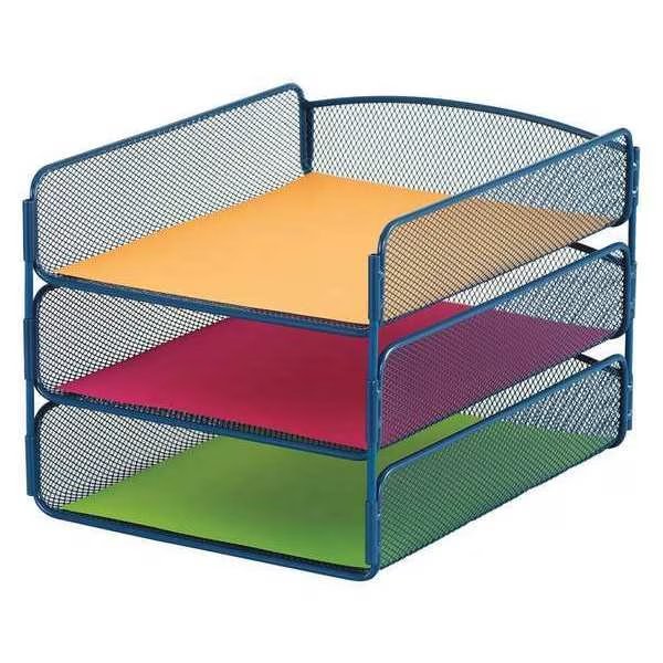Desktop Organizer, 11-3/4"DX8"H, Safco, Mfr#: 3271BU