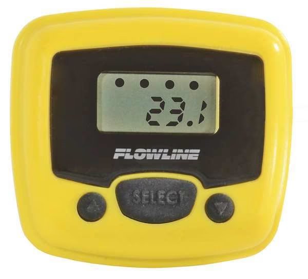 Level Indicator, 6 Digits, Polycarbonate, Flowline, Mfr#: LI40-1001