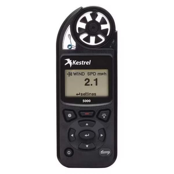 Environmental Meter, LCD, Black w/WiFi, Kestrel, Mfr#: 0850LBLK