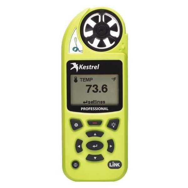 Environmental Meter, Hi-Vis Green w/WiFi, Kestrel, Mfr#: 0852LHVG
