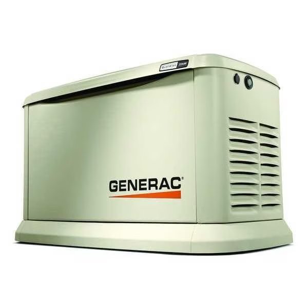 Automatic Standby Generator, Single Phase, 22kW LP/19kW NG, Air Cooled, Generac, Mfr#: 7042