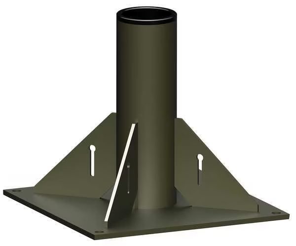 Mounting Base, Floor Mount, 1200 lb., Steel, Oz Lifting Products, Mfr#: OZPED1