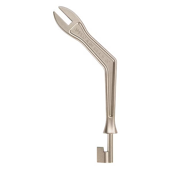 Shut-Off Wrench, 1/2" Size, 11-1/2" L, Ampco Safety Tools, Mfr#: W-20