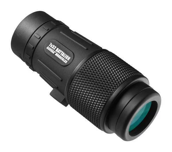 Military Monocular, 7x Magnification, Roof Prism, 389 ft @ 1000 yd Field of View, Barska, Mfr#: AA11956