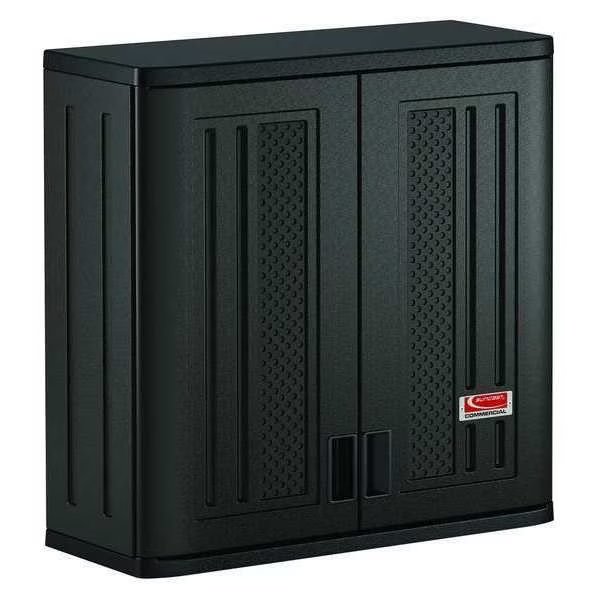 Wall Storage Cabinet, 30 in W x 12 in D x 30-1/4 in H, Resin, 1 Shelf, Suncast, Mfr#: BMCCPD3000