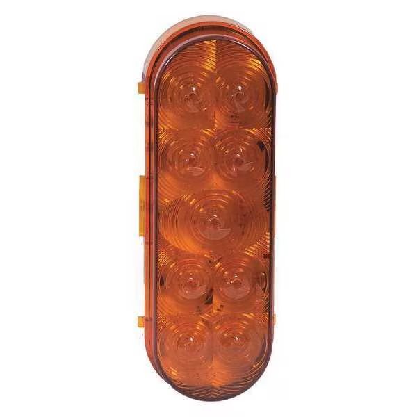 Park/Turn Light, Amber, 2-13/64" H, Oval, Maxxima, Mfr#: M63339Y