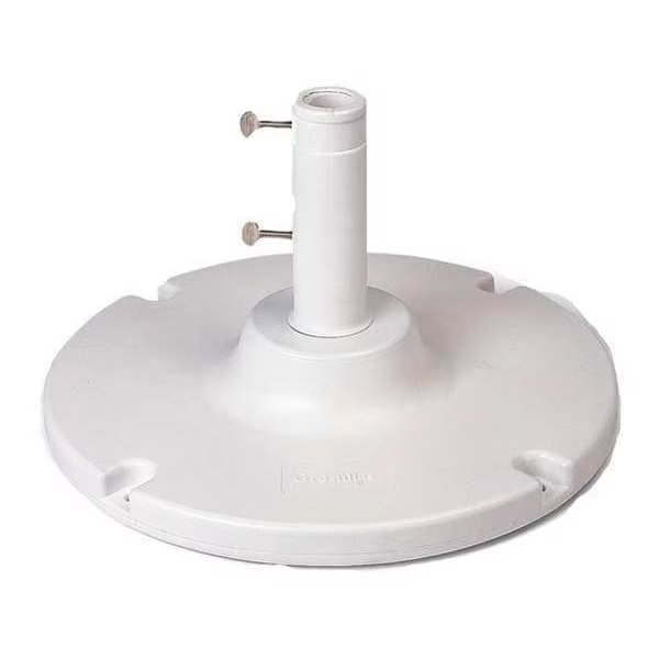 Umbrella Base, 70 lb., White, Grosfillex, Mfr#: US607004