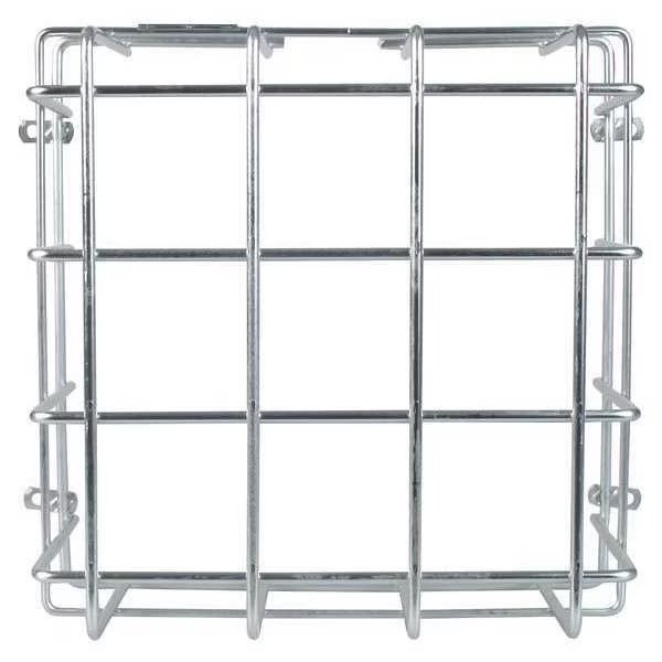 Clock and Bell Guard, Steel, 11" W, Gray, American Time, Mfr#: G2002