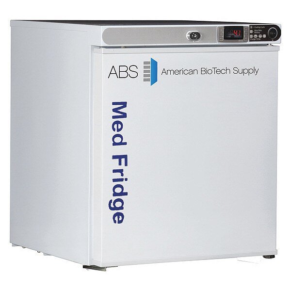 Refrigerator, Undercounter, 1 cu. ft., 1.6A, American Biotech Supply, Mfr#: PH-ABT-HC-UCFS-0104-LH