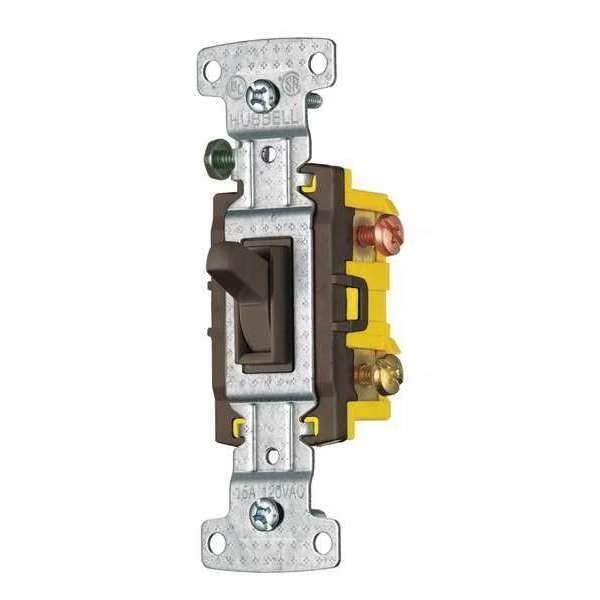 Wall Switch, Brwn, 15A, 3-Way Switch, 1/2 HP, EnjoyTool Select, Mfr#: RS315