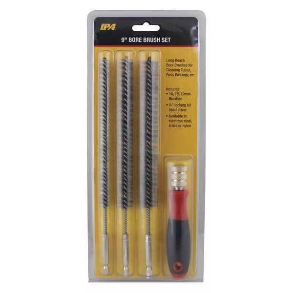 Bore Brush Set, Steel, 4 pcs., Innovative Products Of America, Mfr#: 8083