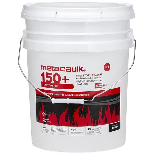 Fire Barrier Sealant, Pail, 5 gal., Metacaulk, Mfr#: 66389