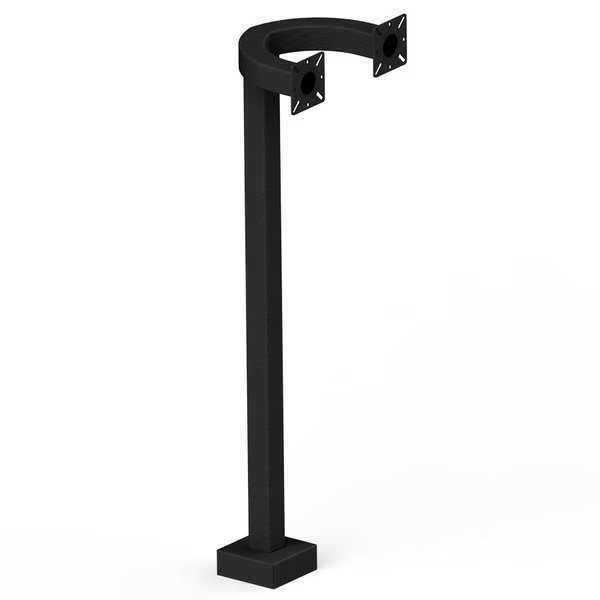 Dual Head Pedestal, 42"H, Powder Coat, Pedestal Pro, Mfr#: 42-TT
