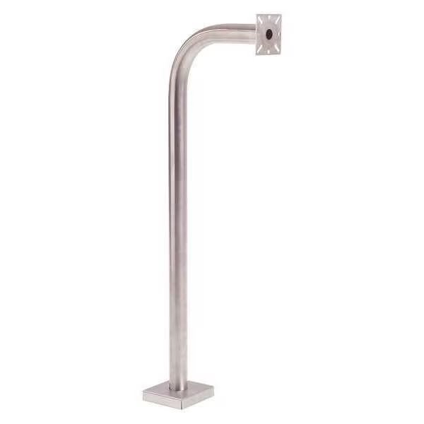 Gooseneck Pedestal, 42"H, Stainless Steel, Pedestal Pro, Mfr#: 42-9C-SS