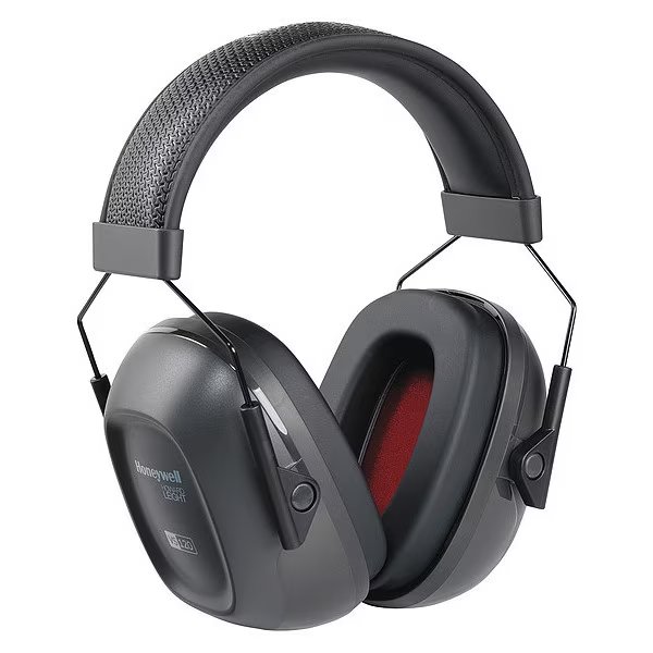 VeriShield 100 Series Over-the-Head Earmuffs, Passive Protection, NRR 26 dB, Foam, Black, Honeywell Howard Leight, Mfr#: 1035104-VS