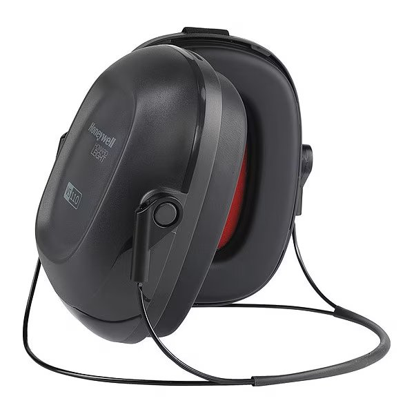 Behind-the-Neck Ear Muffs, 22 dB, VeriShield, Black, Honeywell Howard Leight, Mfr#: 1035112-VS