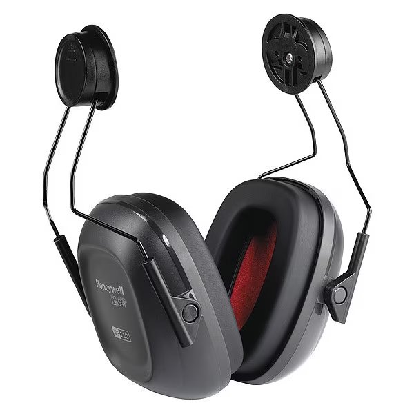 Hard Hat Mounted Ear Muffs, 21 dB, VeriShield, Black, Honeywell Howard Leight, Mfr#: 1035118-VS