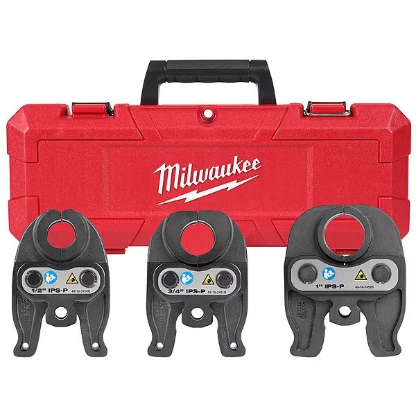 1/2 in. - 1 in. IPS-P Press Jaw Kit For M12 FORCE LOGIC Press Tool, Milwaukee Tool, Mfr#: 49-16-2496