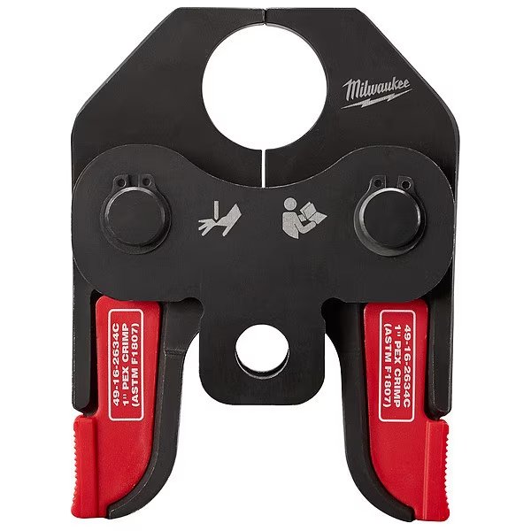 M18 1" PEX Crimp Jaw for M18 Short Throw Press Tool, Milwaukee Tool, Mfr#: 49-16-2634C