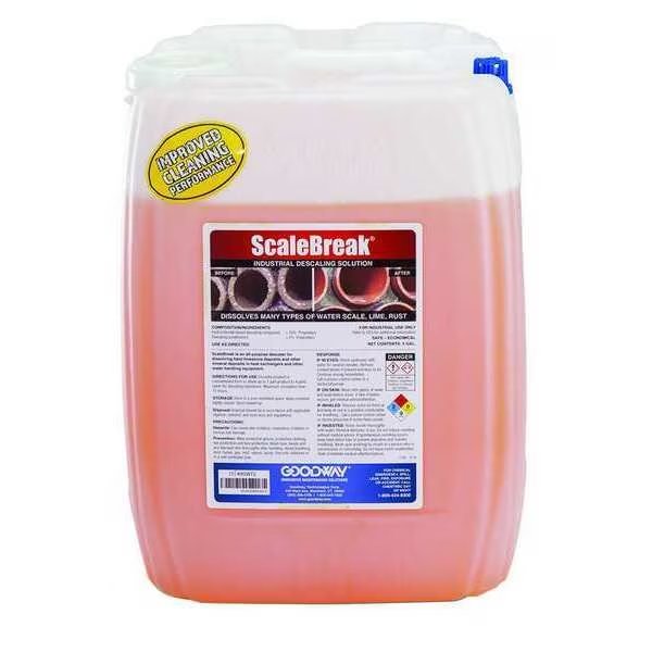 Descaling Solution, Orange, 5 gal., Jug, Goodway, Mfr#: SCALEBREAK-5