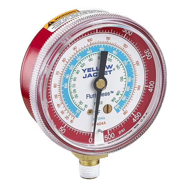 Red R404A/134a/22, Yellow Jacket, Mfr#: 49015
