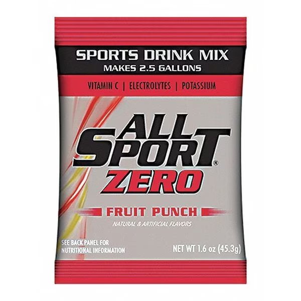 Sports Drink Mix, Sugar Free, Fruit Punch, All Sport, Mfr#: 10125041