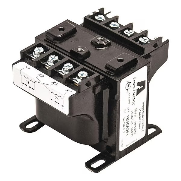 Control Transformer, 250 VA, Not Rated, 120/240V AC, 240/480V AC, Acme Electric, Mfr#: TB250N014F2