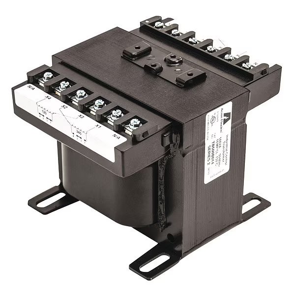 Control Transformer, 750 VA, Not Rated, 120/240V AC, 240/480V AC, Acme Electric, Mfr#: TB750N014F2