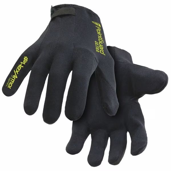 Cut Resistant Gloves, A9 Cut Level, 25 ga, Black, M, Hexarmor, Mfr#: 6044-M (8)