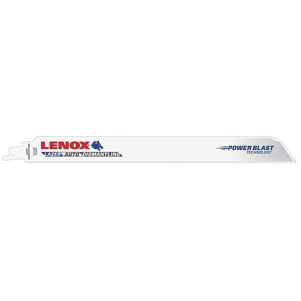 9" L x 12/16 TPI Bi-metal Reciprocating Saw Blade, 25 PK, Lenox, Mfr#: 1954462