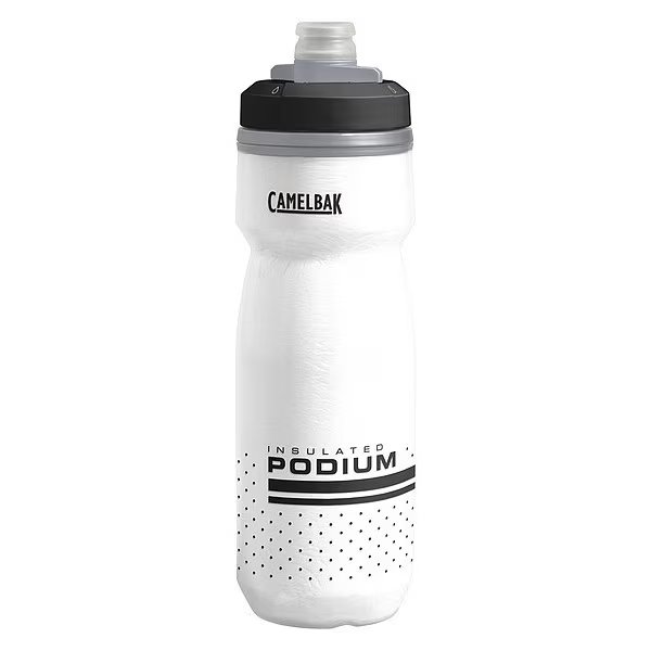 Water Bottle, 21 oz., Plastic, White Body, Camelbak, Mfr#: 1874101062