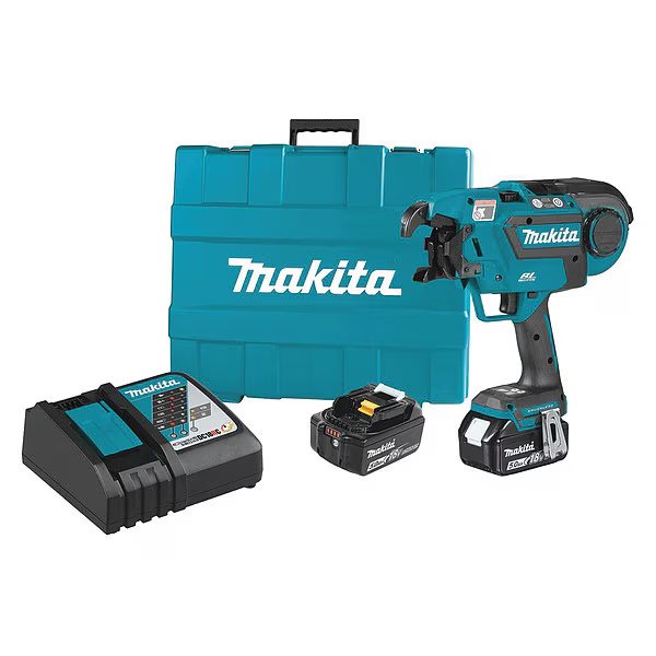 18V LXT® Brushless Rebar Tying Tool Kit (5.0Ah), Makita, Mfr#: XRT01TK