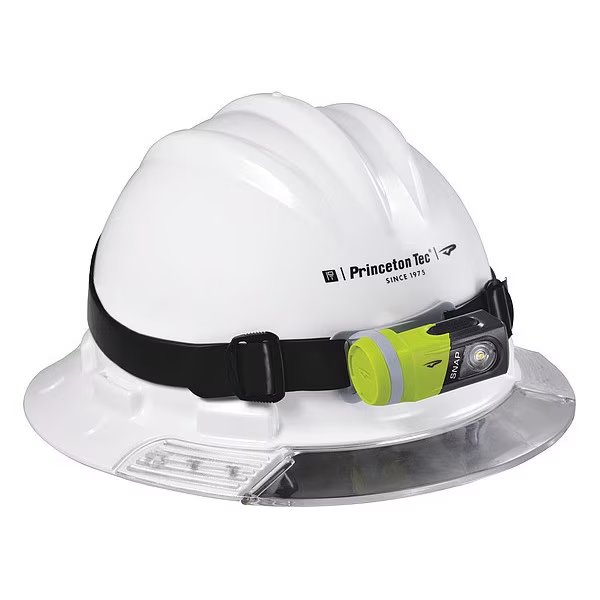 Headlamp, 250 lm, Green/Black, Industrial, Princeton Tec, Mfr#: SNAP-IND