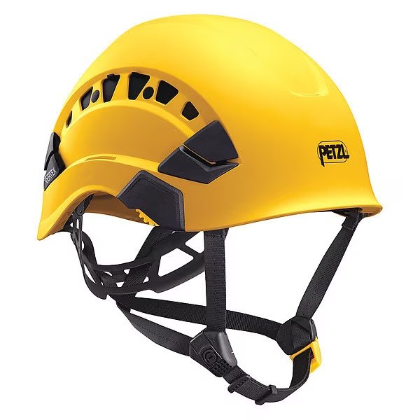 Front Brim Hard Hat, Type 1, Class C, Ratchet (6-Point), Yellow, Petzl, Mfr#: A010CA01