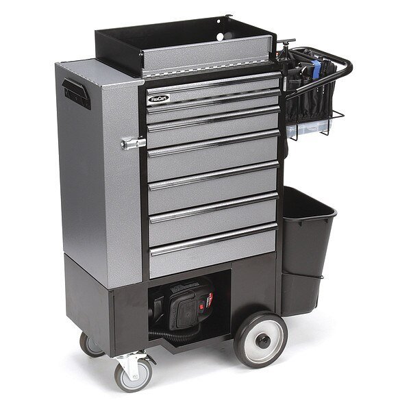 Black, Light Duty, Tool Utility Cart, Flexcart, Mfr#: FC-100CSWAT