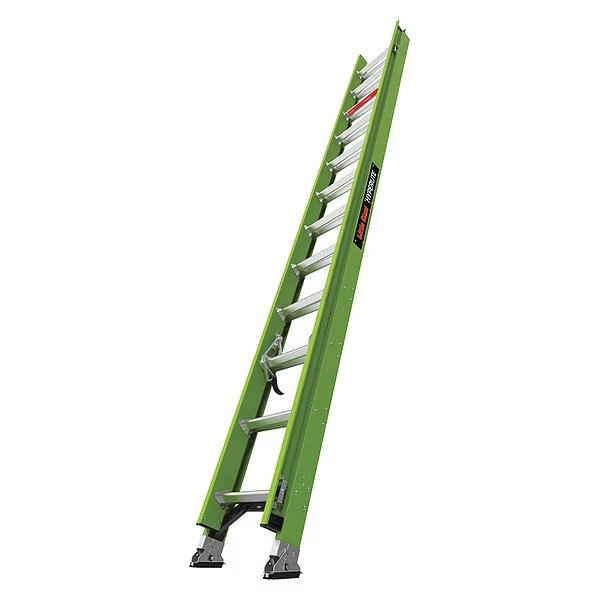 24 ft Fiberglass Extension Ladder, 300 lb Load Capacity, Little Giant Ladders, Mfr#: 18724