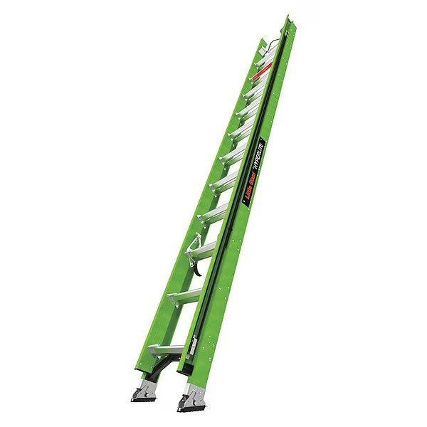 24 ft Fiberglass Extension Ladder, 300 lb Load Capacity, Little Giant Ladders, Mfr#: 18724-186