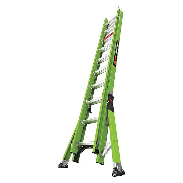 20 ft Fiberglass Extension Ladder, 300 lb Load Capacity, Little Giant Ladders, Mfr#: 18820