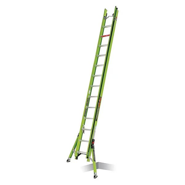 28 ft Fiberglass Extension Ladder, 300 lb Load Capacity, Little Giant Ladders, Mfr#: 18828-186