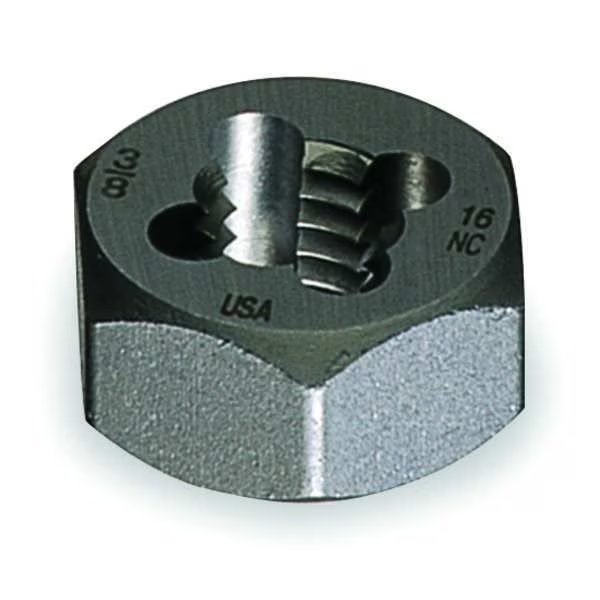 Carbon Hexagon Rethreading Pipe Die 0660 Cle-Line 1/2-14NPT, Cleveland, Mfr#: C65574