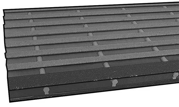 Stair Tread, ISOFR, 1 x 10 1/2 In, 2 1/2 Ft, Fibergrate, Mfr#: 873310