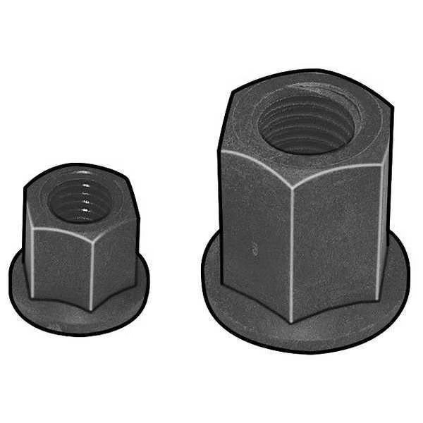 Flange Nut, 1/2"-13, Isoplast, Not Graded, Plain, 1/2 in Hex Wd, Fibergrate, Mfr#: 874360
