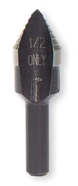 HSS Step Drill Bit 1 Size, 1/2" w/Steps, Irwin, Mfr#: UNIBIT 10