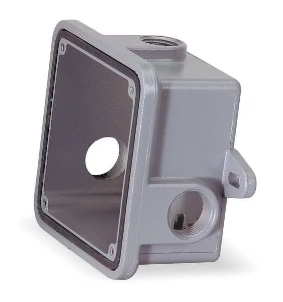 Gasketed Weatherproof Back Box, Gray, Federal Signal, Mfr#: WB