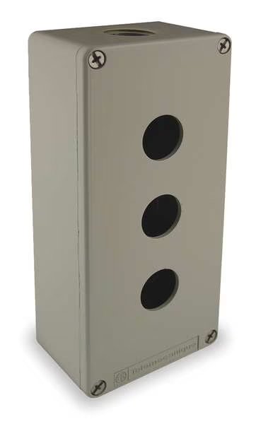 Pushbutton Enclosure, 22mm, Metal, Schneider Electric, Mfr#: XAPG39503