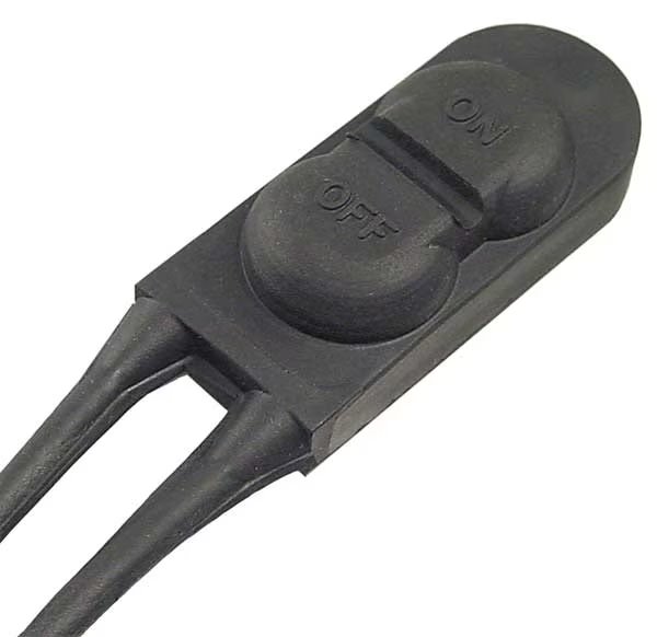 Waterproof Switch, SPST, Black, Cpi, Mfr#: K1005-509